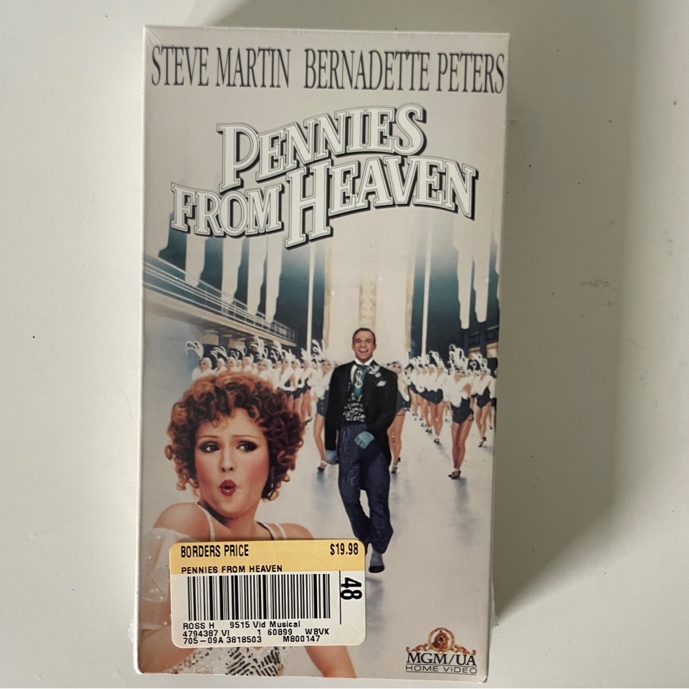 🎬 NEW IN ORIGINAL PACKAGING UNOPENED❗️PENNIES FROM HEAVEN MUSICAL 1981⭐️